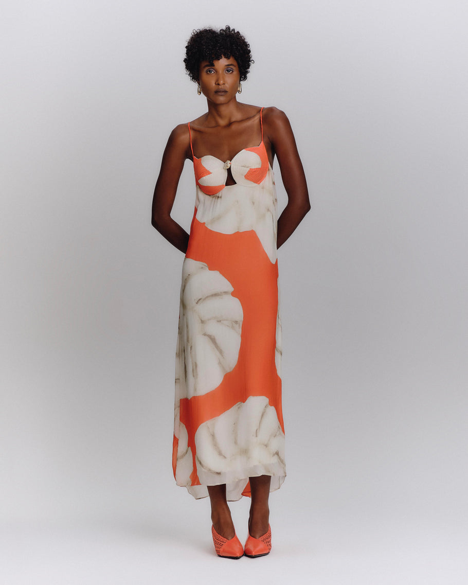 Vestido Vênus Midi Nautillus Amarilis