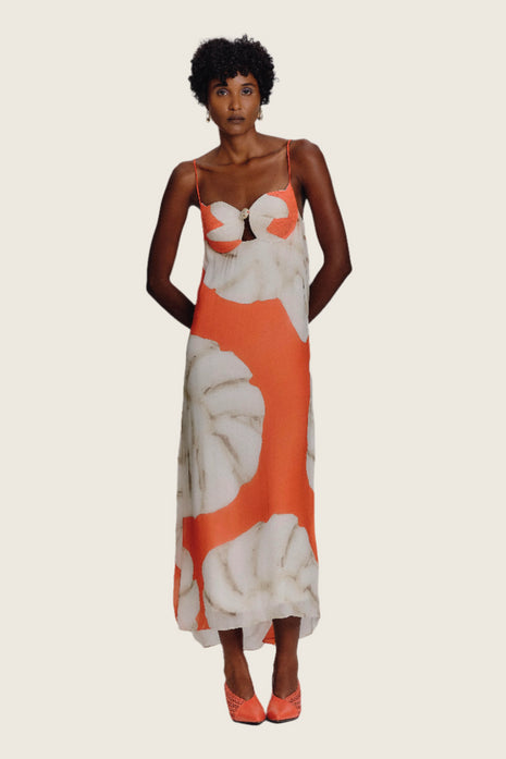 Vestido Vênus Midi Nautillus Amarilis