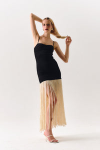 Vestido Tricot Cala Noir