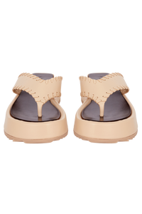Flatform Alinhavo Creme
