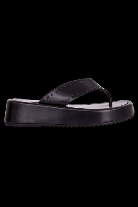 Flatform Alinhavo Preto