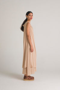 Vestido Medea Areia