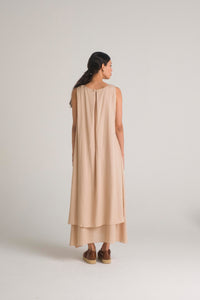Vestido Medea Areia