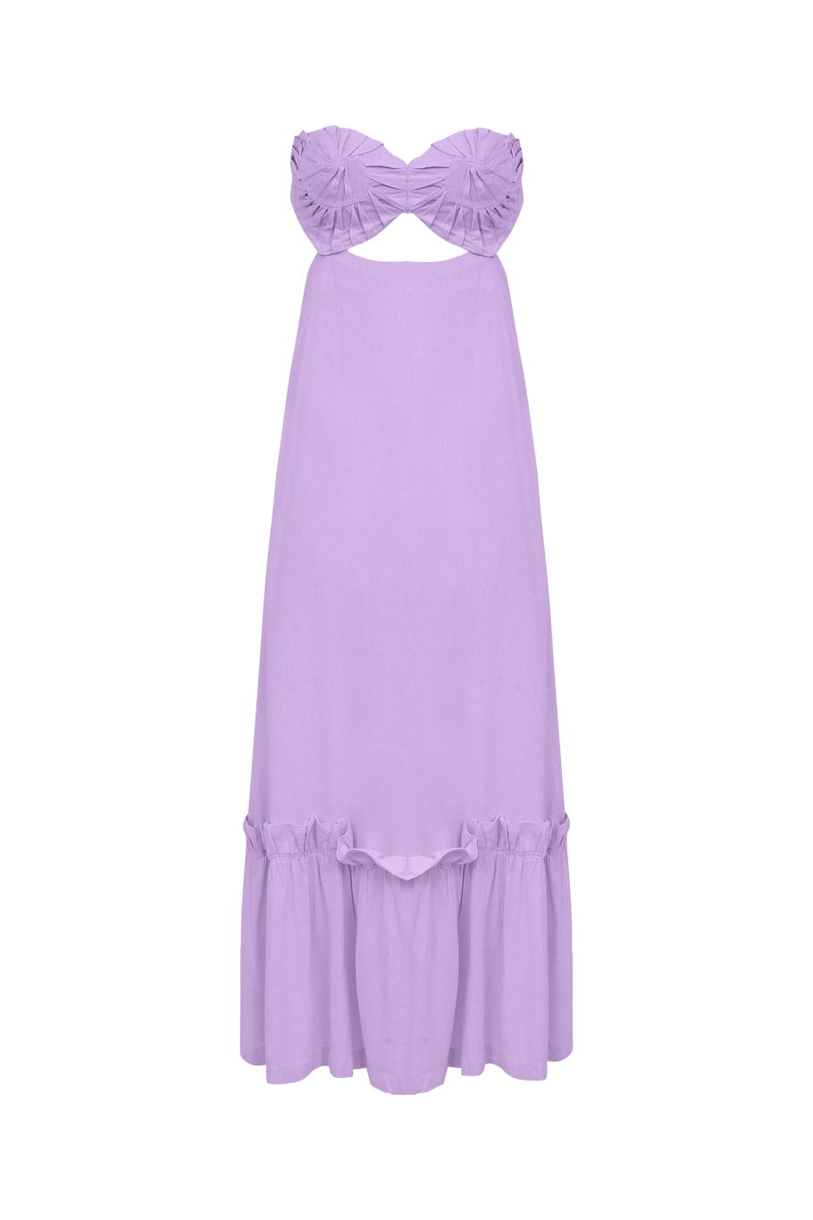 Vestido Shell Maxi Lilás