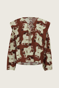 Camisa Haifa Horses Cacau