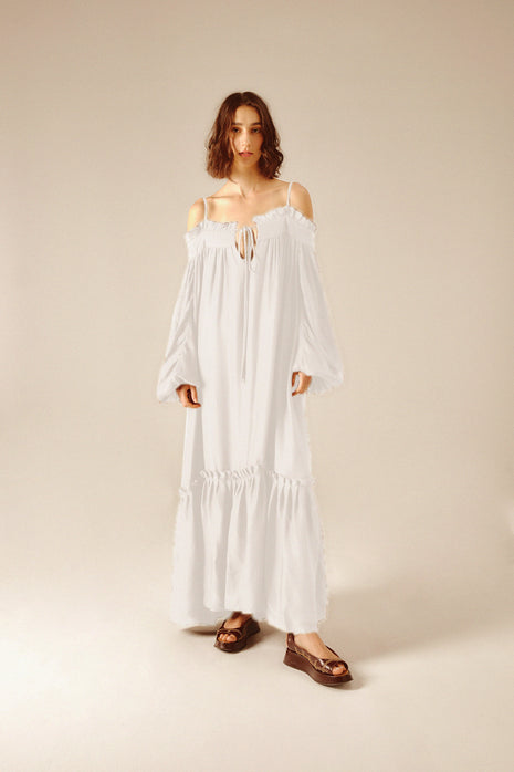 Vestido Poet off-white